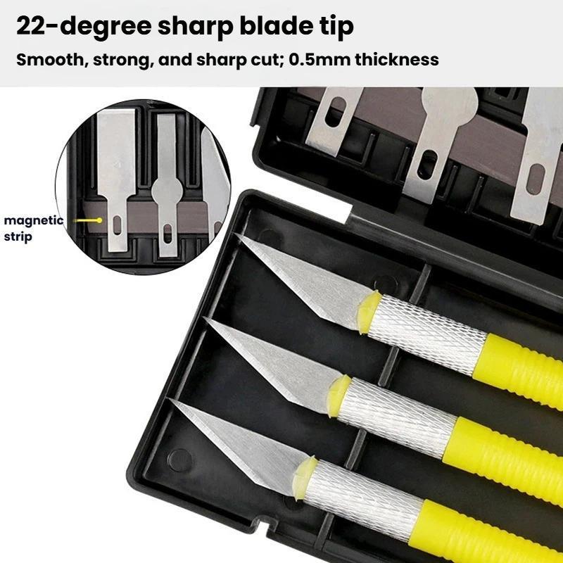 Precision Craft Cutting Knife Set For Paper Cutting Tools And Rubber Stamp Carving 5