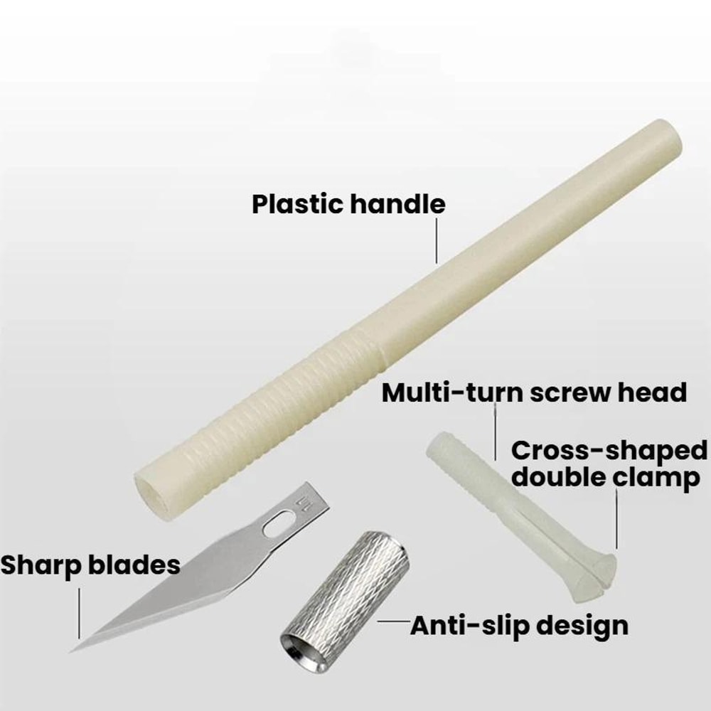 Precision Craft Cutting Knife Set For Paper Cutting Tools And Rubber Stamp Carving 6