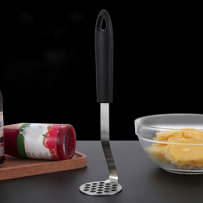 Premium Stainless Steel Potato Masher With Ergonomic Silicone Grip Handle 1