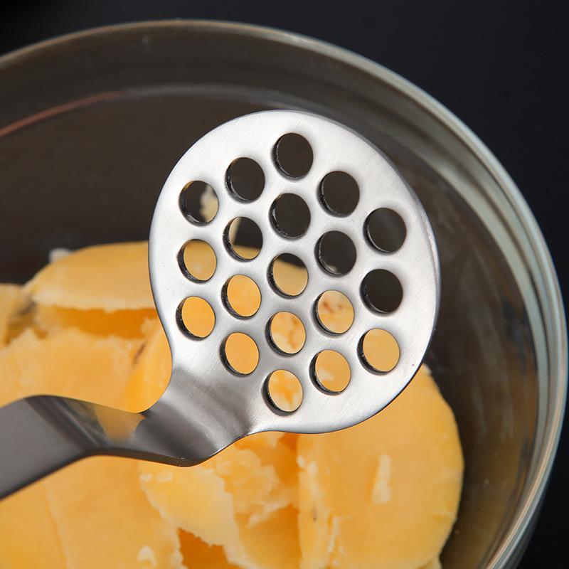 Premium Stainless Steel Potato Masher With Ergonomic Silicone Grip Handle 4