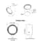 RGB Wall Sconce Smart Touch Control LED Lamp for Bedroom and Living Room