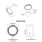 RGB Wall Sconce Smart Touch Control LED Lamp for Bedroom and Living Room