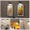 RGB Wall Sconce Smart Touch Control LED Lamp for Bedroom and Living Room