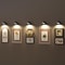 RGB Wall Sconce Smart Touch Control LED Lamp for Bedroom and Living Room