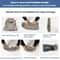Inflatable Travel Pillow For Airplanes Office Naps Neck Support 2