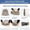 Inflatable Travel Pillow For Airplanes Office Naps Neck Support 2