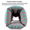 Inflatable Travel Pillow For Airplanes Office Naps Neck Support 7
