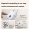 Smart Fingerprint Padlock USBC Rechargeable Travel Gym Locker Security Lock 2