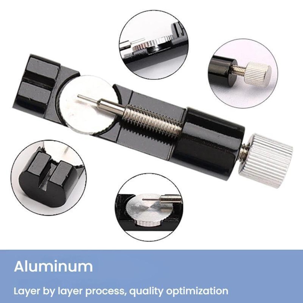 Precision Watch Band Link Remover Tool With Elevated Platform For Easy Strap Adjustment 2