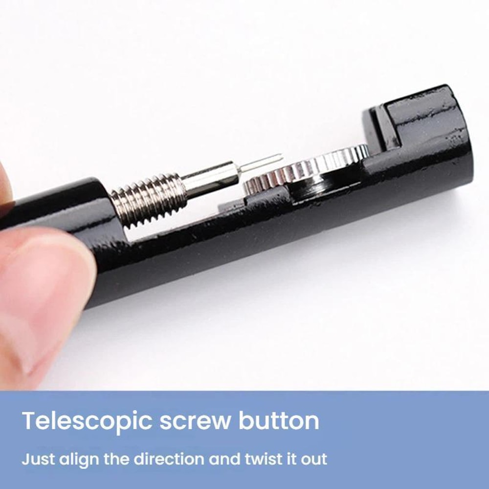 Precision Watch Band Link Remover Tool With Elevated Platform For Easy Strap Adjustment 4