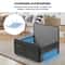 Waterproof Dog Car Seat Foldable Pet Travel Basket with Safety Leash