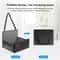 Waterproof Dog Car Seat Foldable Pet Travel Basket with Safety Leash