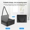 Waterproof Dog Car Seat Foldable Pet Travel Basket with Safety Leash