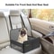 Waterproof Dog Car Seat Foldable Pet Travel Basket with Safety Leash