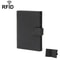 RFID Passport Holder Leather Travel Wallet With Card Slots And Zipper Pocket 8