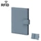 RFID Passport Holder Leather Travel Wallet With Card Slots And Zipper Pocket 10