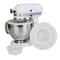 Kitchen 4.5-5 QT Mixer Splash Guard Cover with Pouring Chute and Mess-Free Shield