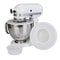 Kitchen 4.5-5 QT Mixer Splash Guard Cover with Pouring Chute and Mess-Free Shield