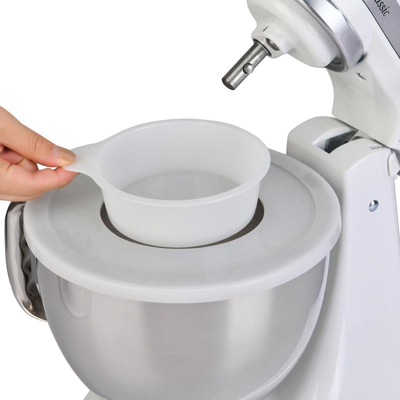 Kitchen 4.5-5 QT Mixer Splash Guard Cover with Pouring Chute and Mess-Free Shield