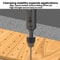 H4 Universal Three Jaw Chuck Adapter for Electric Screwdriver and Precision Drill Bits