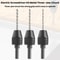 H4 Universal Three Jaw Chuck Adapter for Electric Screwdriver and Precision Drill Bits