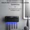Smart UV Toothbrush Sanitizer & Dryer with Motion Sensor, USB-C Charging and Wall Mount