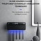 Smart UV Toothbrush Sanitizer & Dryer with Motion Sensor, USB-C Charging and Wall Mount
