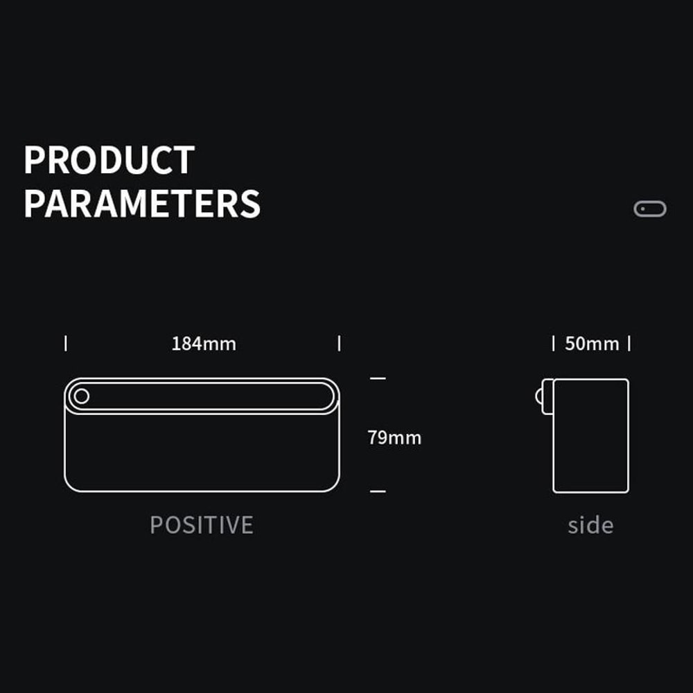 Smart UV Toothbrush Sanitizer & Dryer with Motion Sensor, USB-C Charging and Wall Mount