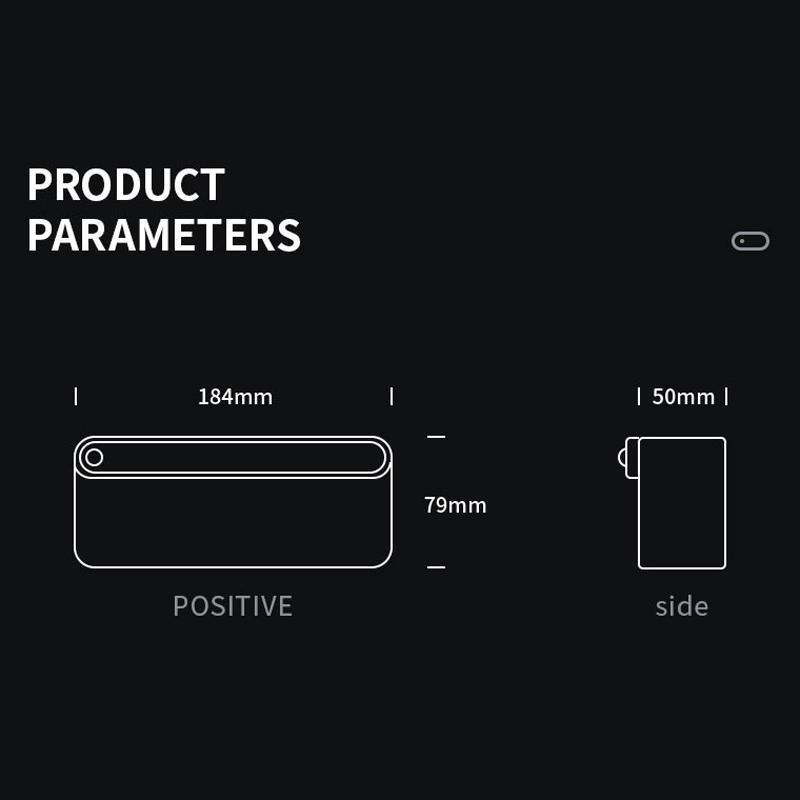 Smart UV Toothbrush Sanitizer & Dryer with Motion Sensor, USB-C Charging and Wall Mount