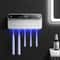 Smart UV Toothbrush Sanitizer & Dryer with Motion Sensor, USB-C Charging and Wall Mount
