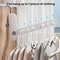 Portable Foldable Clothes Drying Rack With 7Hole Rotating Travel Hanger 5
