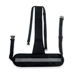 breathable wheelchair safety belt with adjustable buckles & anti-slip support