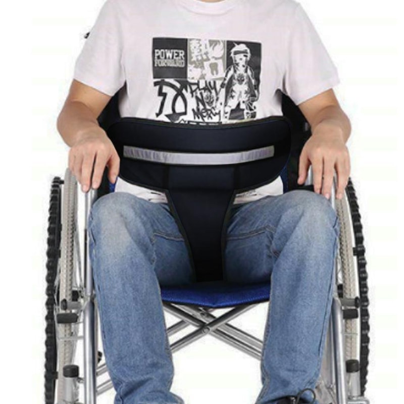 Breathable Wheelchair Safety Belt With Adjustable Buckles AntiSlip Support 4