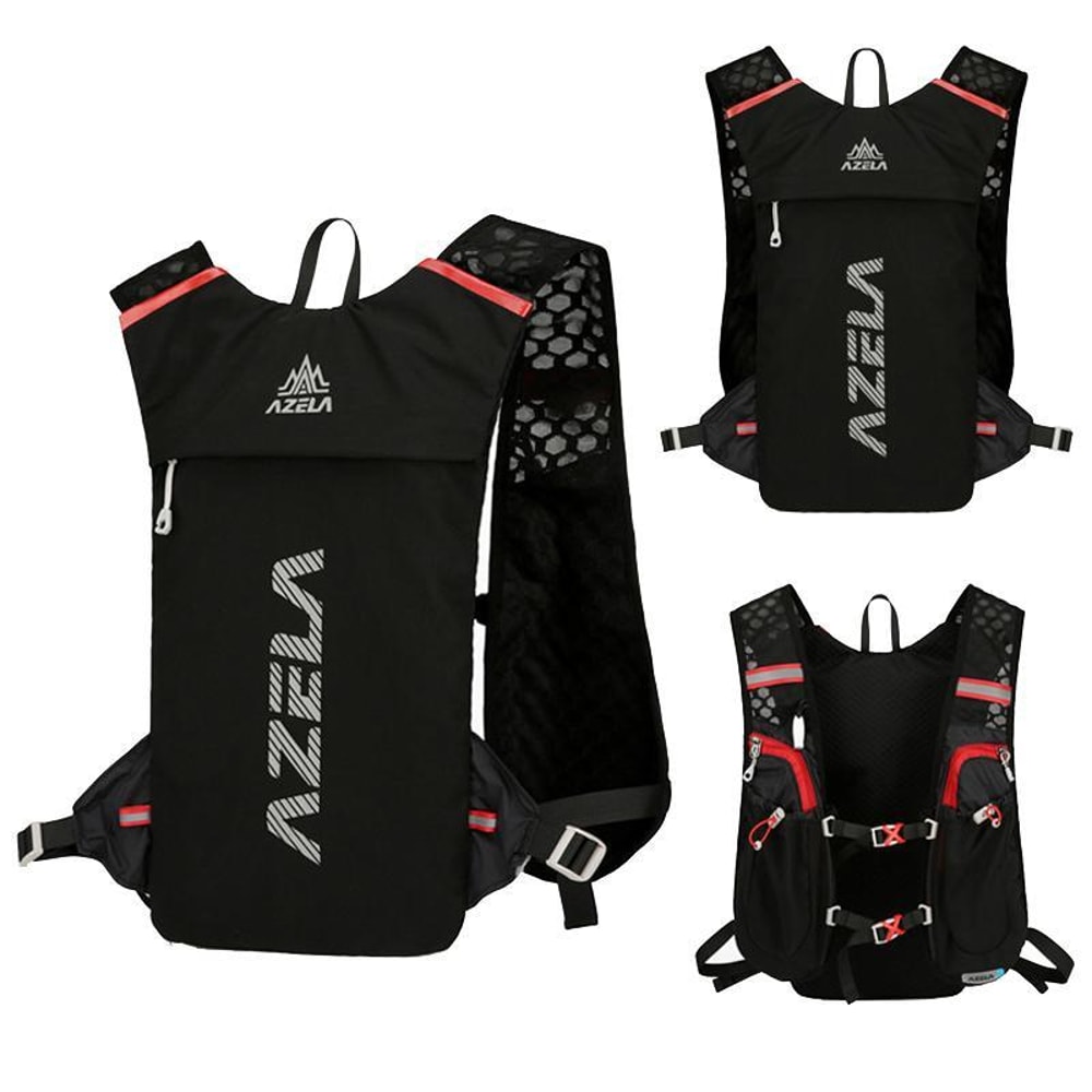 Lightweight Hydration Backpack For Cycling Running Hiking With Breathable Reflective Design 3