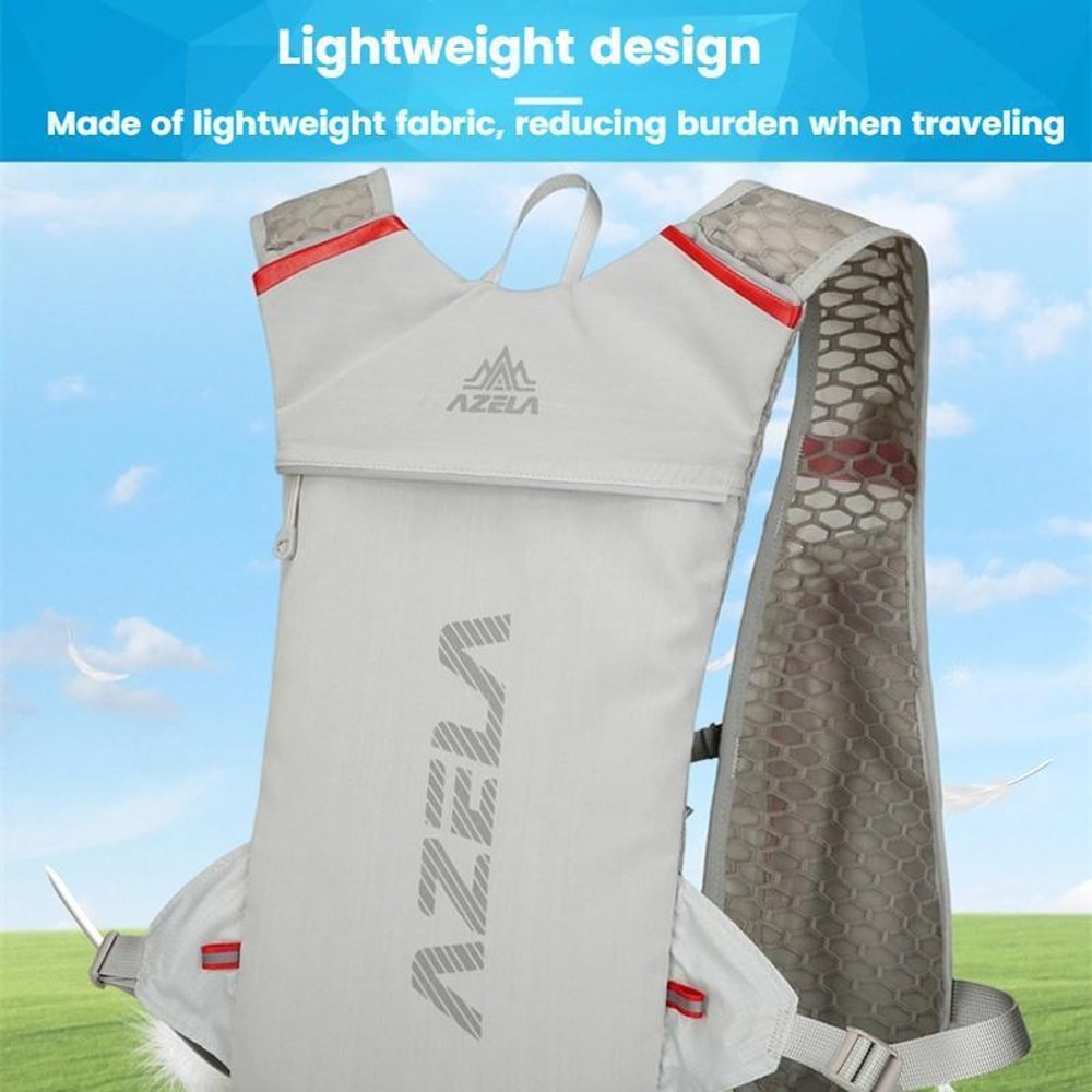 Lightweight Hydration Backpack For Cycling Running Hiking With Breathable Reflective Design 4
