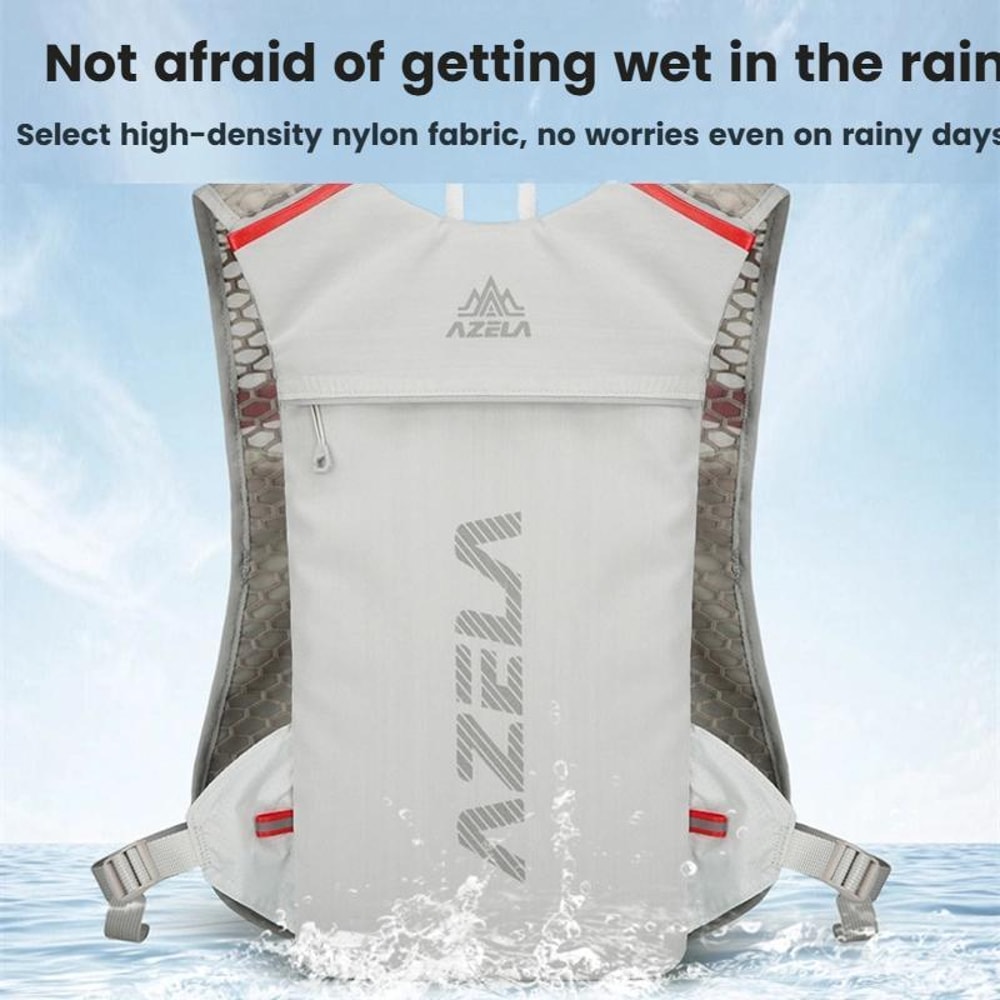 Lightweight Hydration Backpack For Cycling Running Hiking With Breathable Reflective Design 5