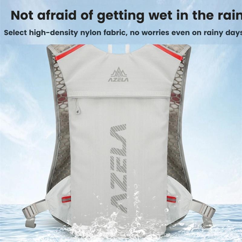 Lightweight Hydration Backpack For Cycling Running Hiking With Breathable Reflective Design 5