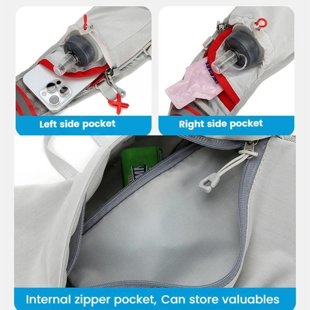 Lightweight Hydration Backpack For Cycling Running Hiking With Breathable Reflective Design 10