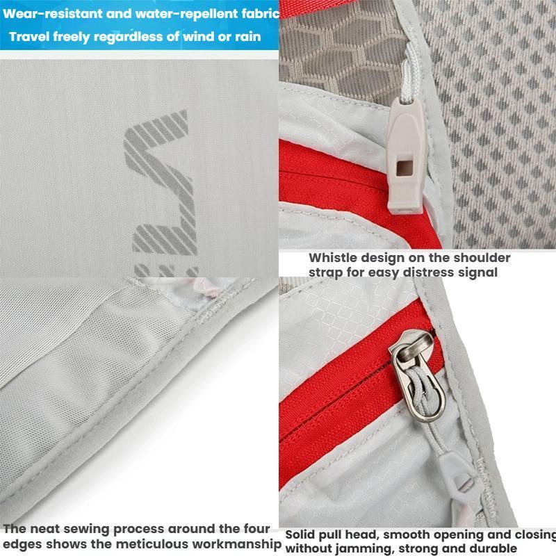 Lightweight Hydration Backpack For Cycling Running Hiking With Breathable Reflective Design 11