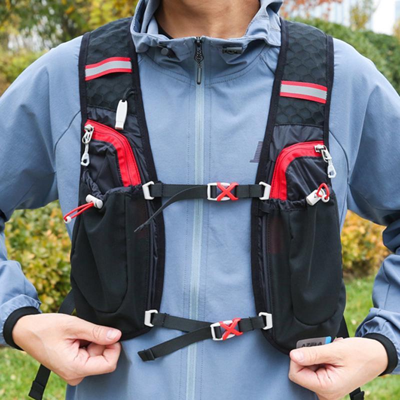 Lightweight Hydration Backpack For Cycling Running Hiking With Breathable Reflective Design 1