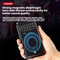 Portable AM FM Radio Pocket Receiver with Built-In Speaker and Headphone Jack