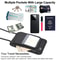 RFID Travel Neck Wallet Passport Holder With Hidden Document Organizer 5
