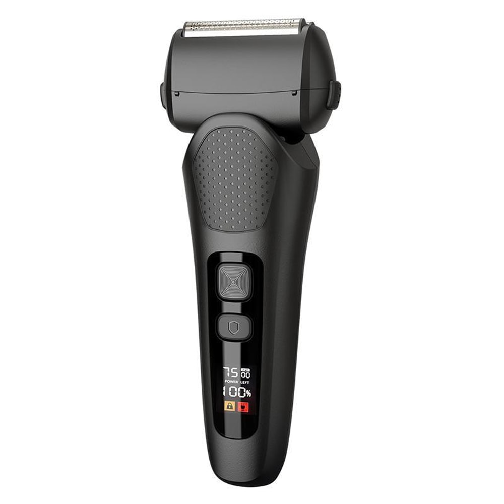 Electric Shaver For Men With LED Display IPX7 Waterproof USB Fast Charging 0