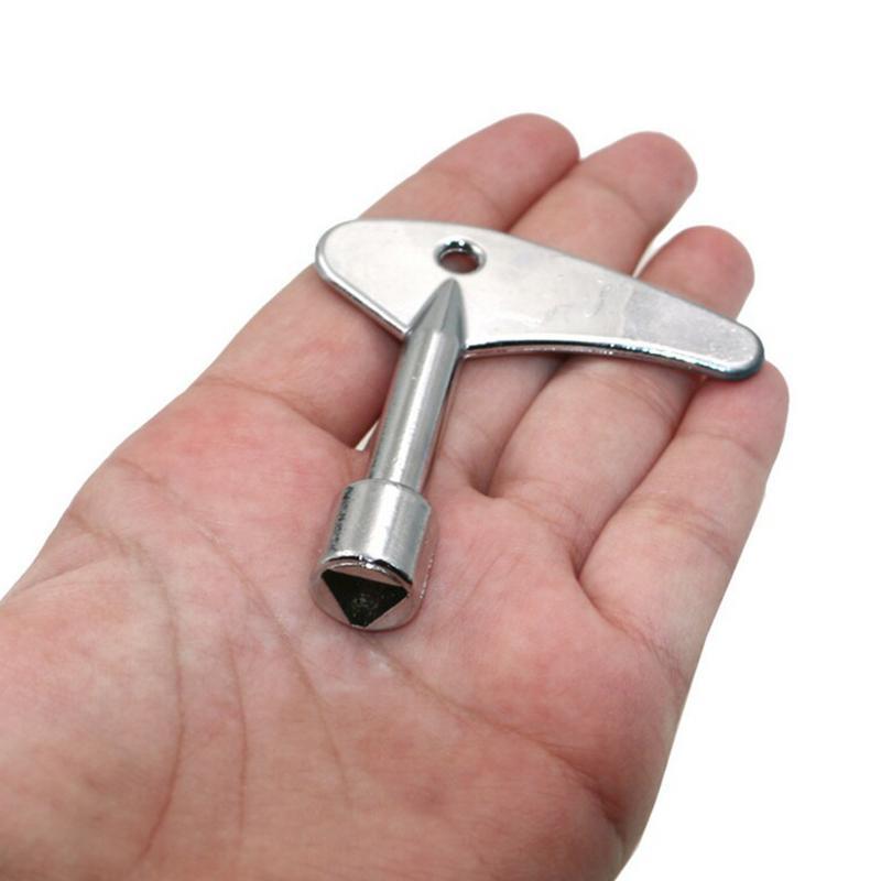 Triangle Valve Water Meter Key Wrench for Utility Box and Plumbing Maintenance