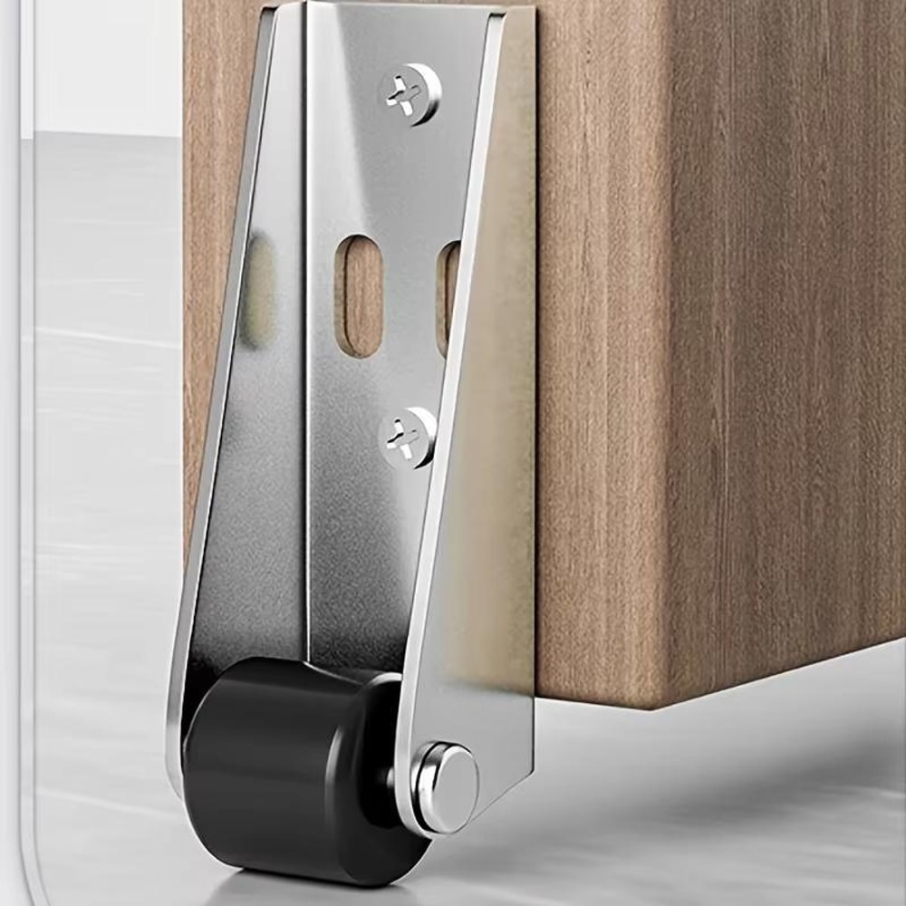 Adjustable Sliding Door Rollers With Nylon Pulley Wheels For Cabinets Drawers Furniture Doors 0
