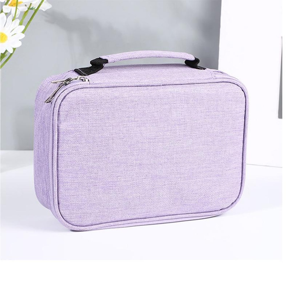 72 Slot Colored Pencil Case Portable Artist Pencil Organizer With Durable Oxford Storage 9