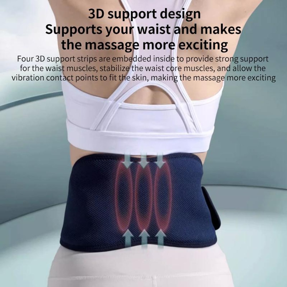 Wireless Period Pain Relief Belt with Heat & Waist Massage