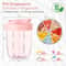 Portable Pill Organizer Cup With 7 Compartments Moisture Proof Medicine Storage Case 1