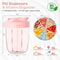 Portable Pill Organizer Cup With 7 Compartments Moisture Proof Medicine Storage Case 1