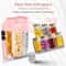 Portable Pill Organizer Cup With 7 Compartments Moisture Proof Medicine Storage Case 3